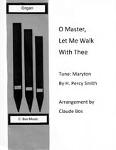 O Master, Let Me Walk With Thee Organ sheet music cover